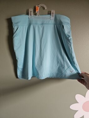 Callaway Turquoise Athletic Golf Skort with Inner Shorts